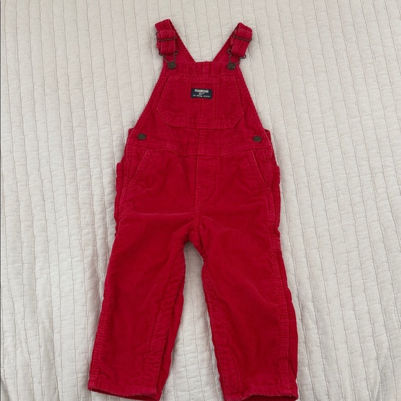 OshKosh B'gosh Other - Red Corduroy Kids Overalls